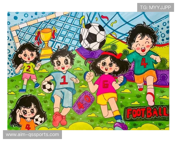 足球球星儿童画卡通风格创意展示 小小球迷眼中的偶像世界